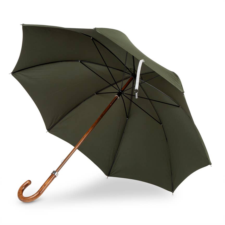 Brytyjski Parasol z Buku i Klonu - Racing Green