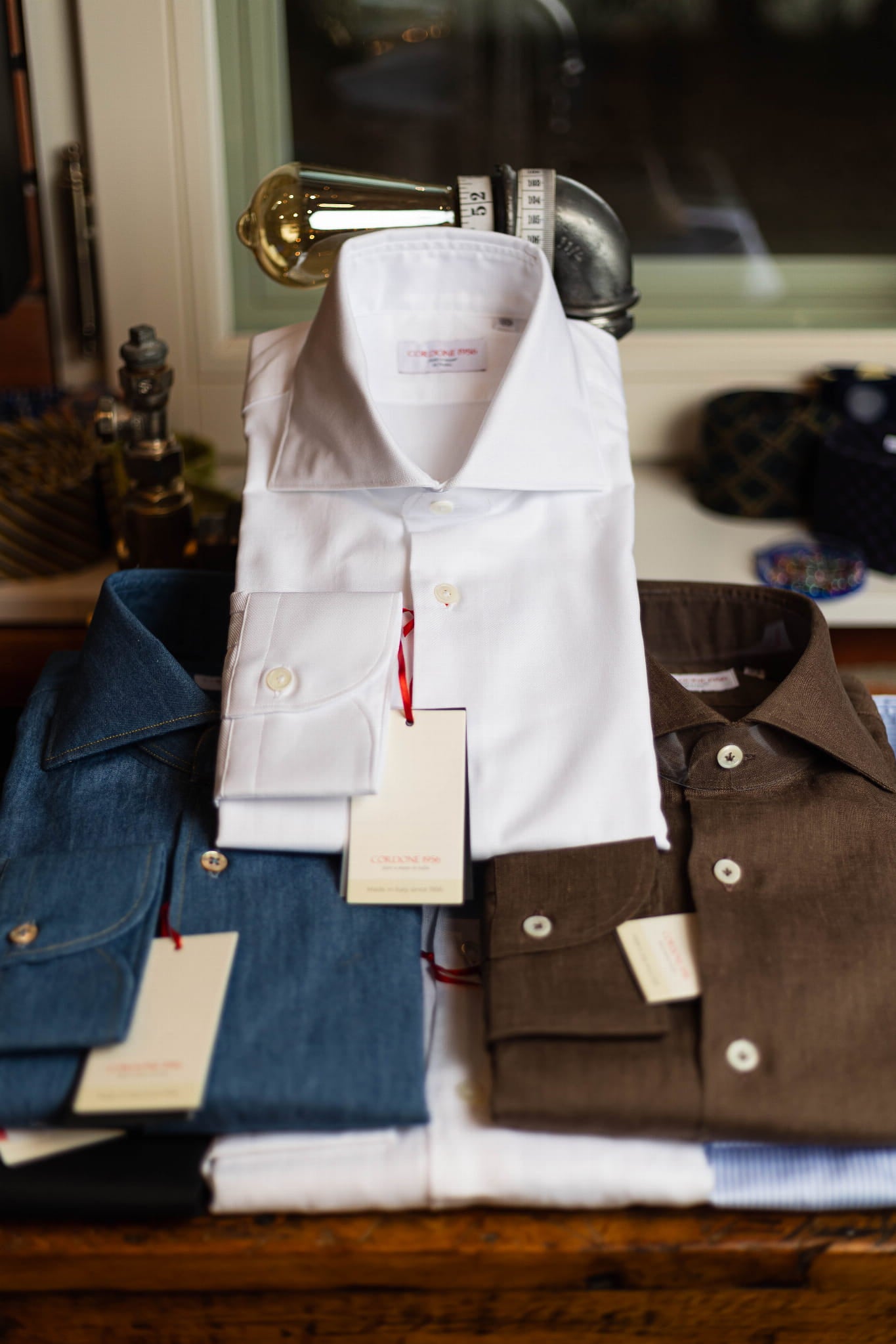 Koszula Cordone 1956 - White Oxford