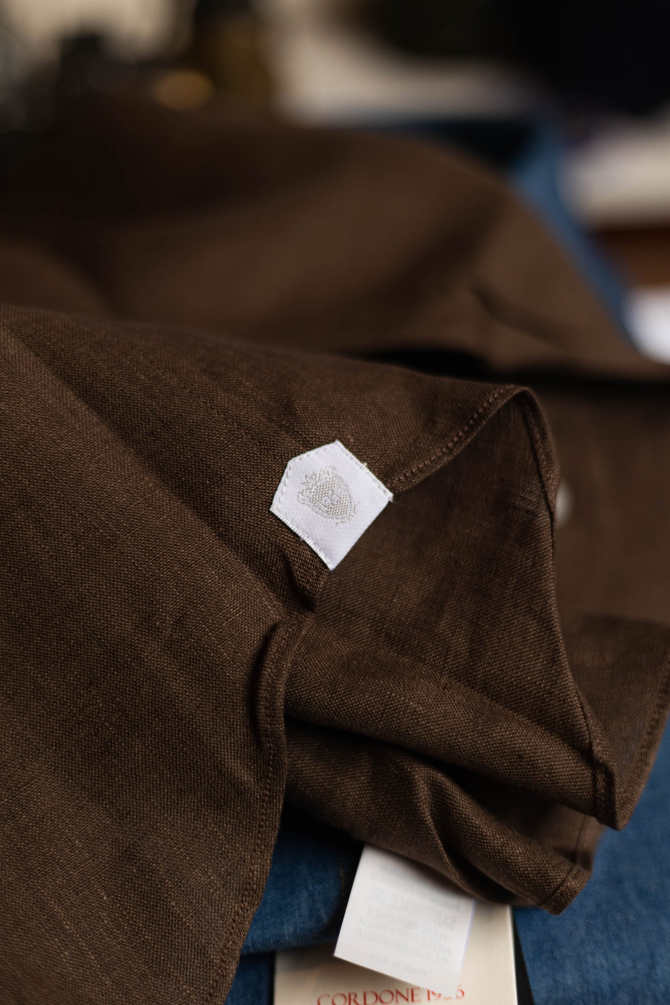 Koszula Cordone 1956 - Brown Linen