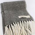 Szalik z Alpaki Herringbone