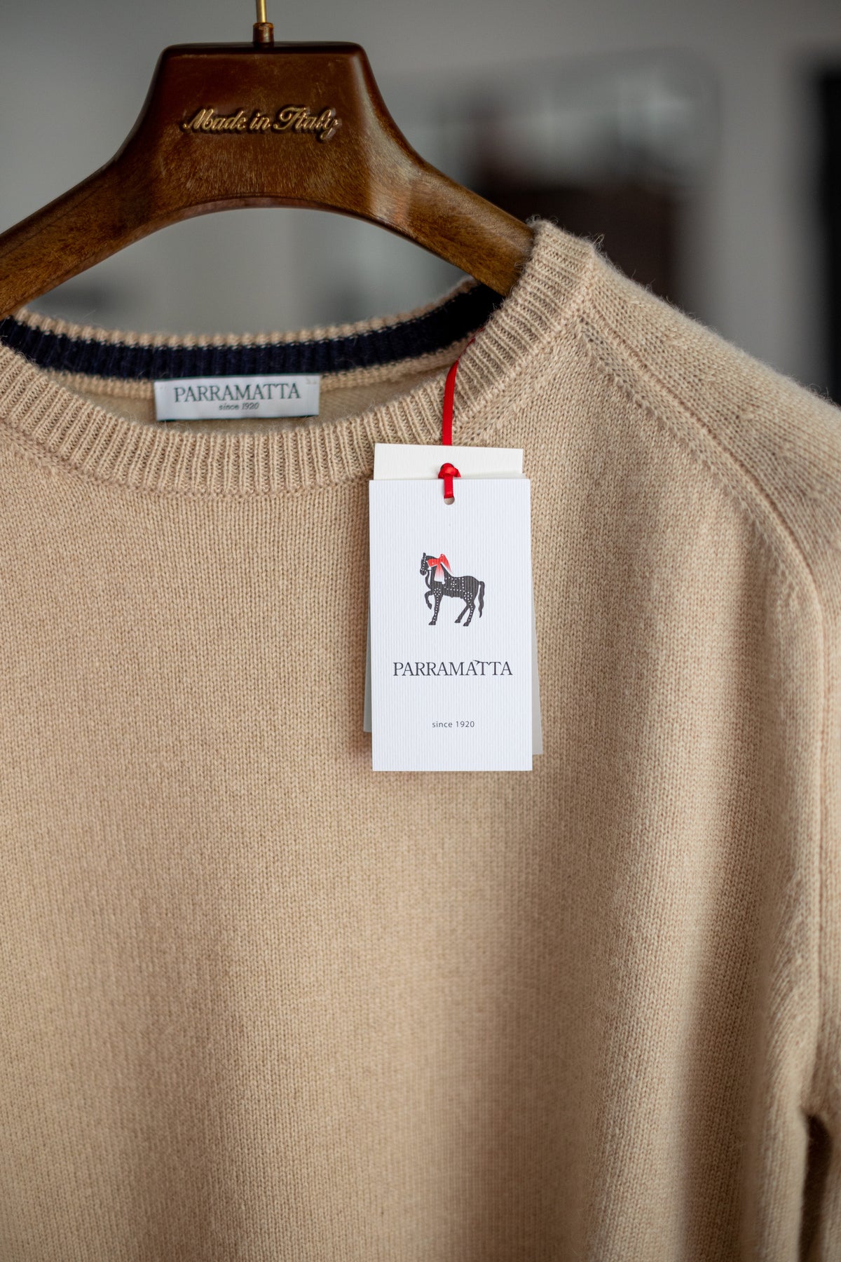 Beżowy Sweter z Wełny Wielbłądziej Baby Samarkand