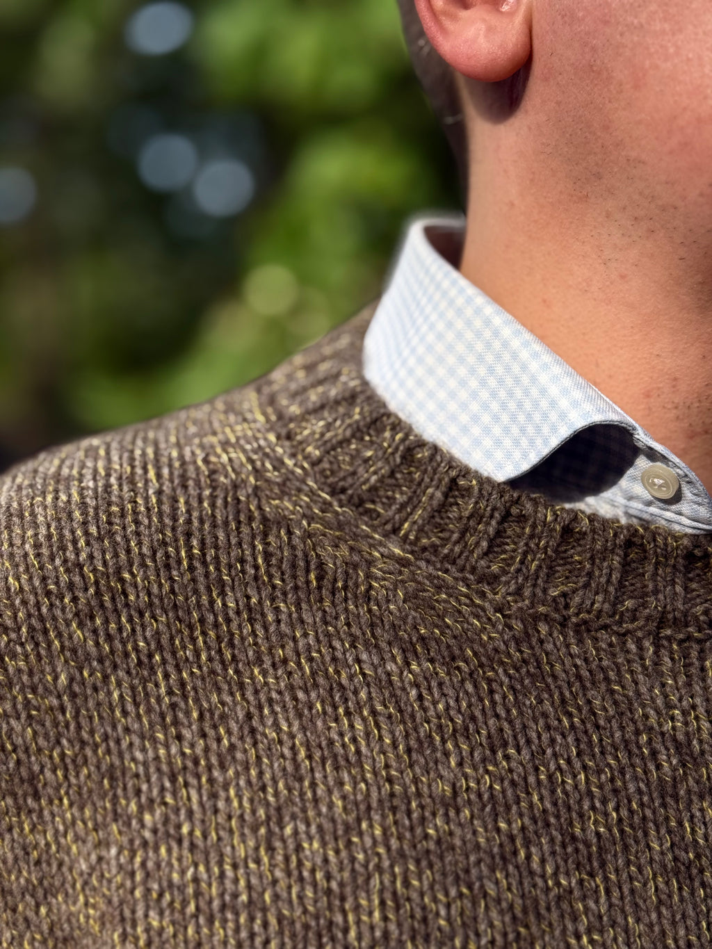Beżowy Sweter 90% Jak / 10% Kaszmir