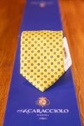 Caracciolo Yellow Flowers Tie 2