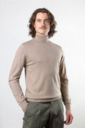 Sweter Z Golfem Caracciolo Beige Cashwool