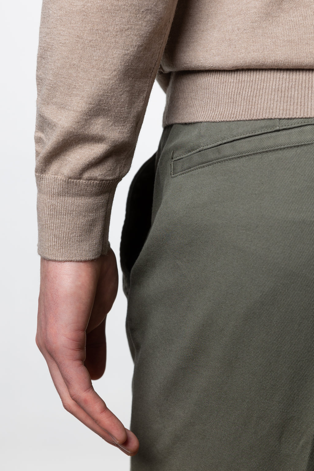 Sweter Z Golfem Caracciolo Beige Cashwool