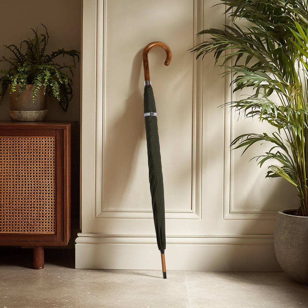 Brytyjski Parasol z Buku i Klonu - Racing Green