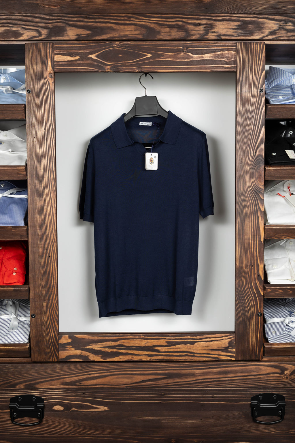 Polo Caracciolo Navy Cashwool Sweater