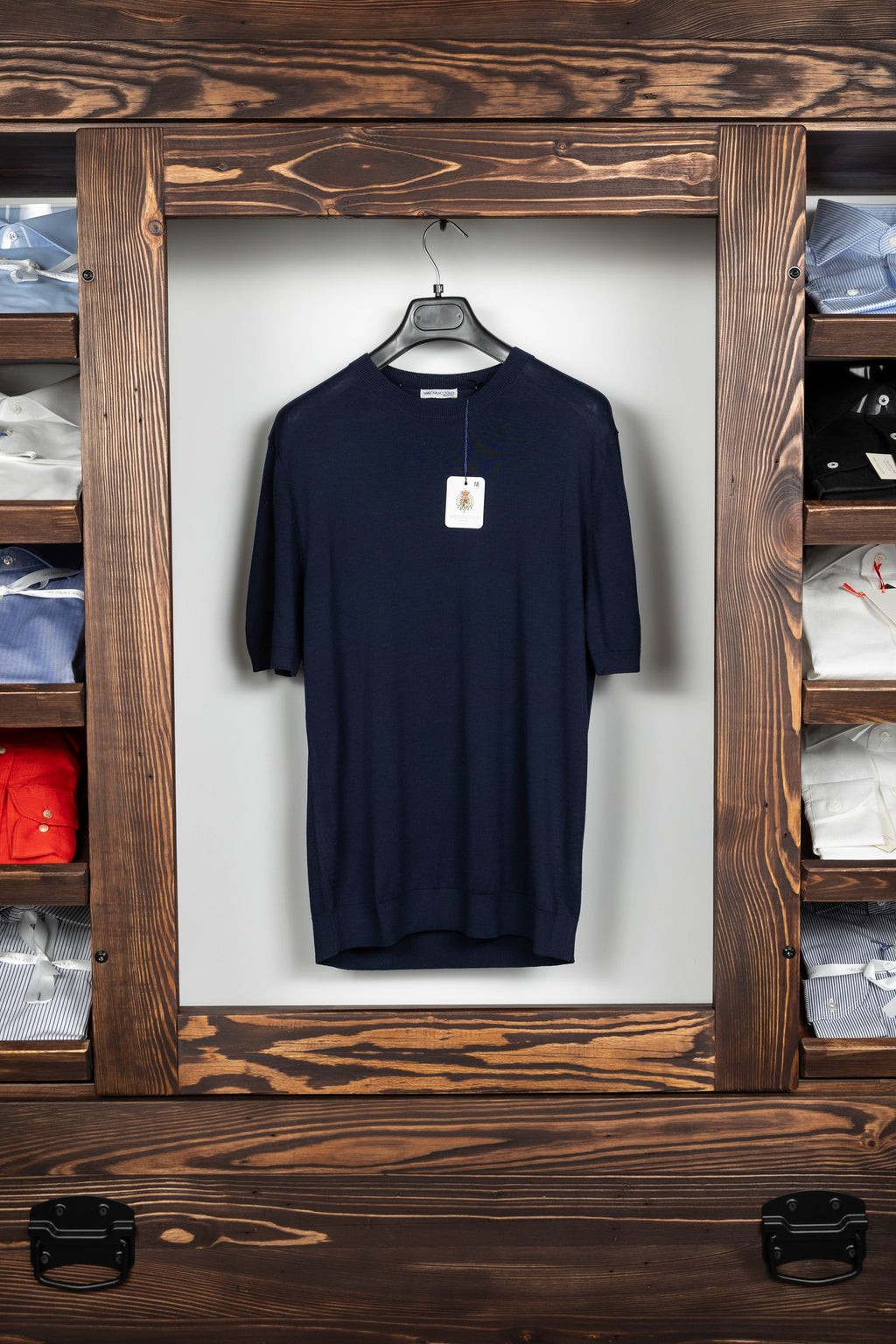 Polo Caracciolo Navy Cashwool Sweater