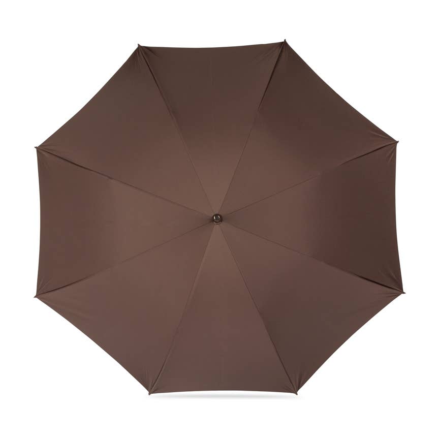 Brytyjski Parasol z Buku i Klonu - Brązowy