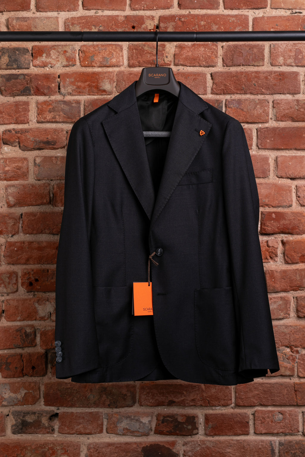 Scarano Napoli Anthracite Wool Suit