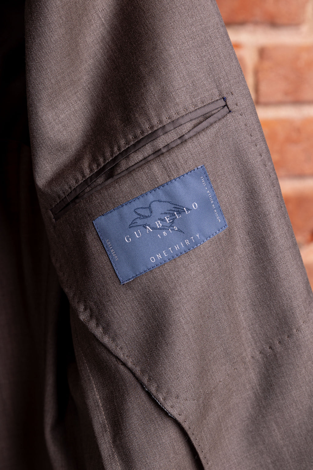 Scarano Napoli Brown Wool Suit
