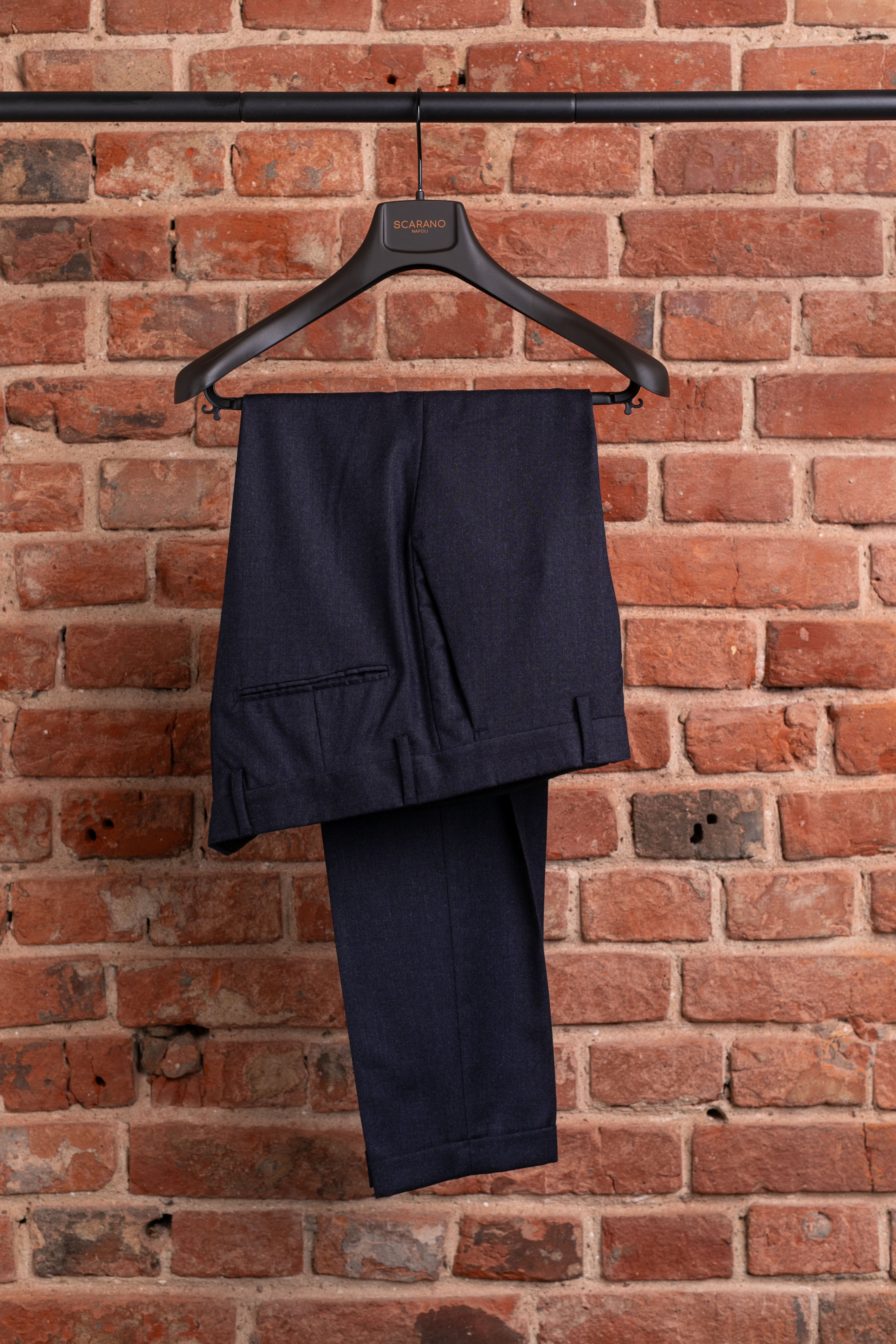 Scarano Napoli Navy Flannel Marlane Suit