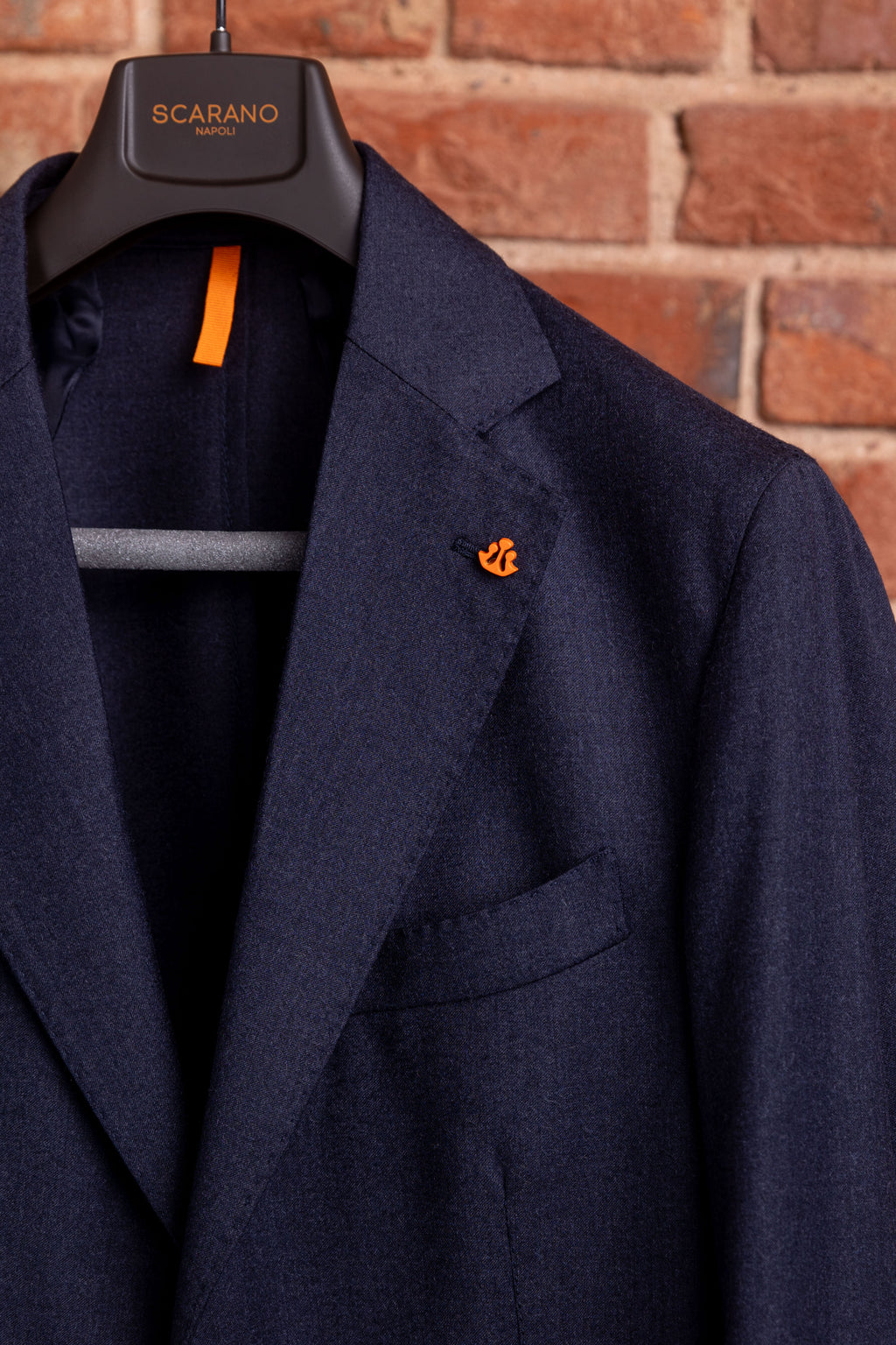 Scarano Napoli Navy Flannel Marlane Suit