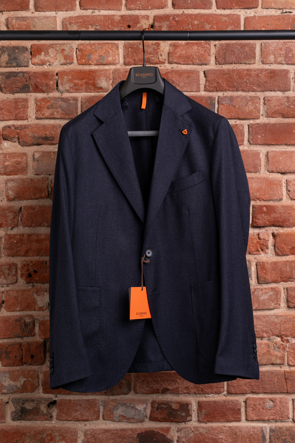 Scarano Napoli Navy Flannel Marlane Suit
