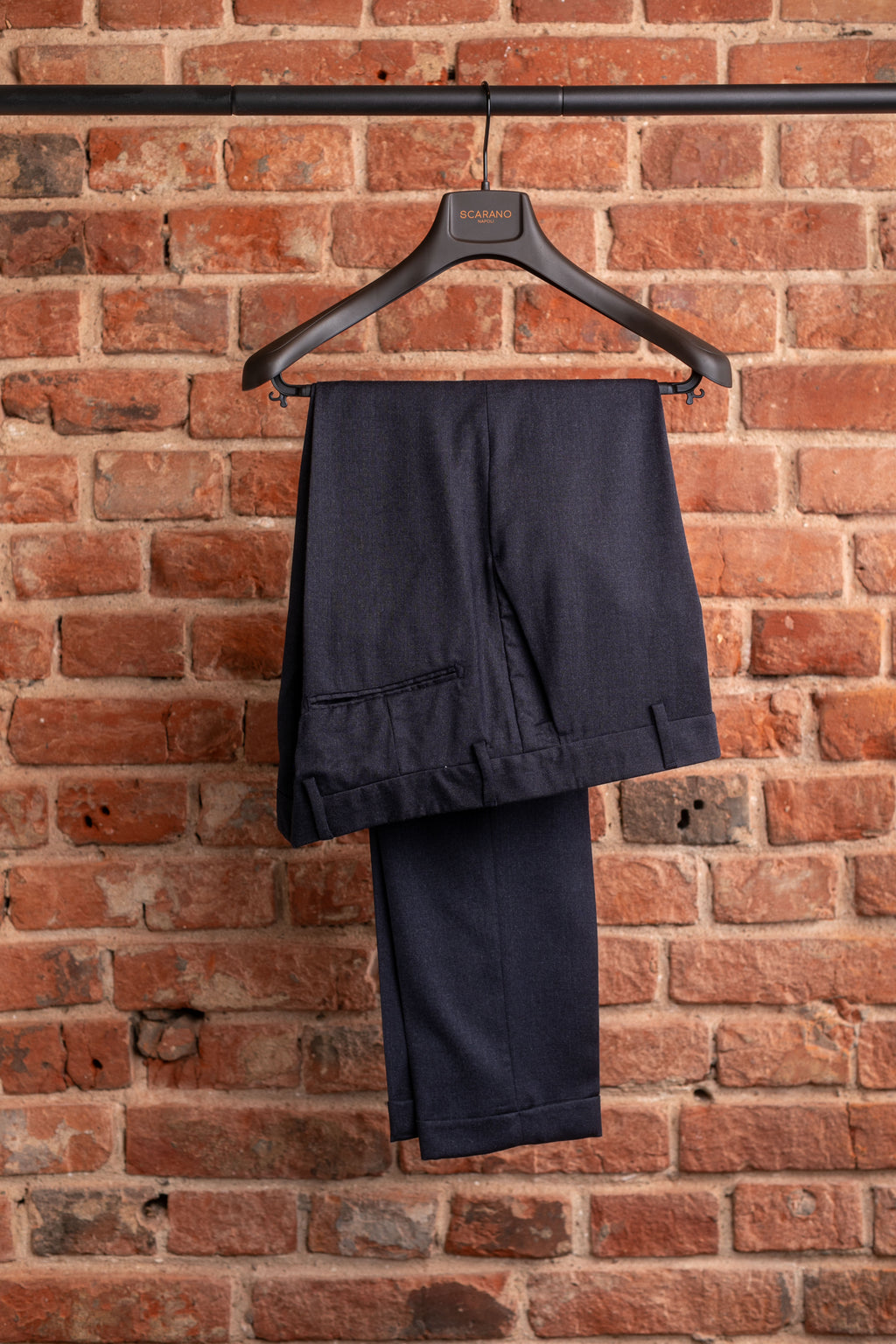 Scarano Napoli Gray Wool Suit
