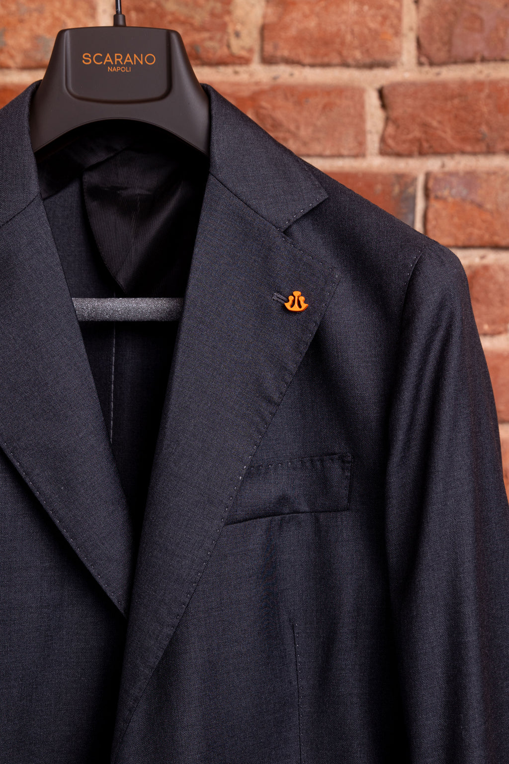 Scarano Napoli Gray Wool Suit