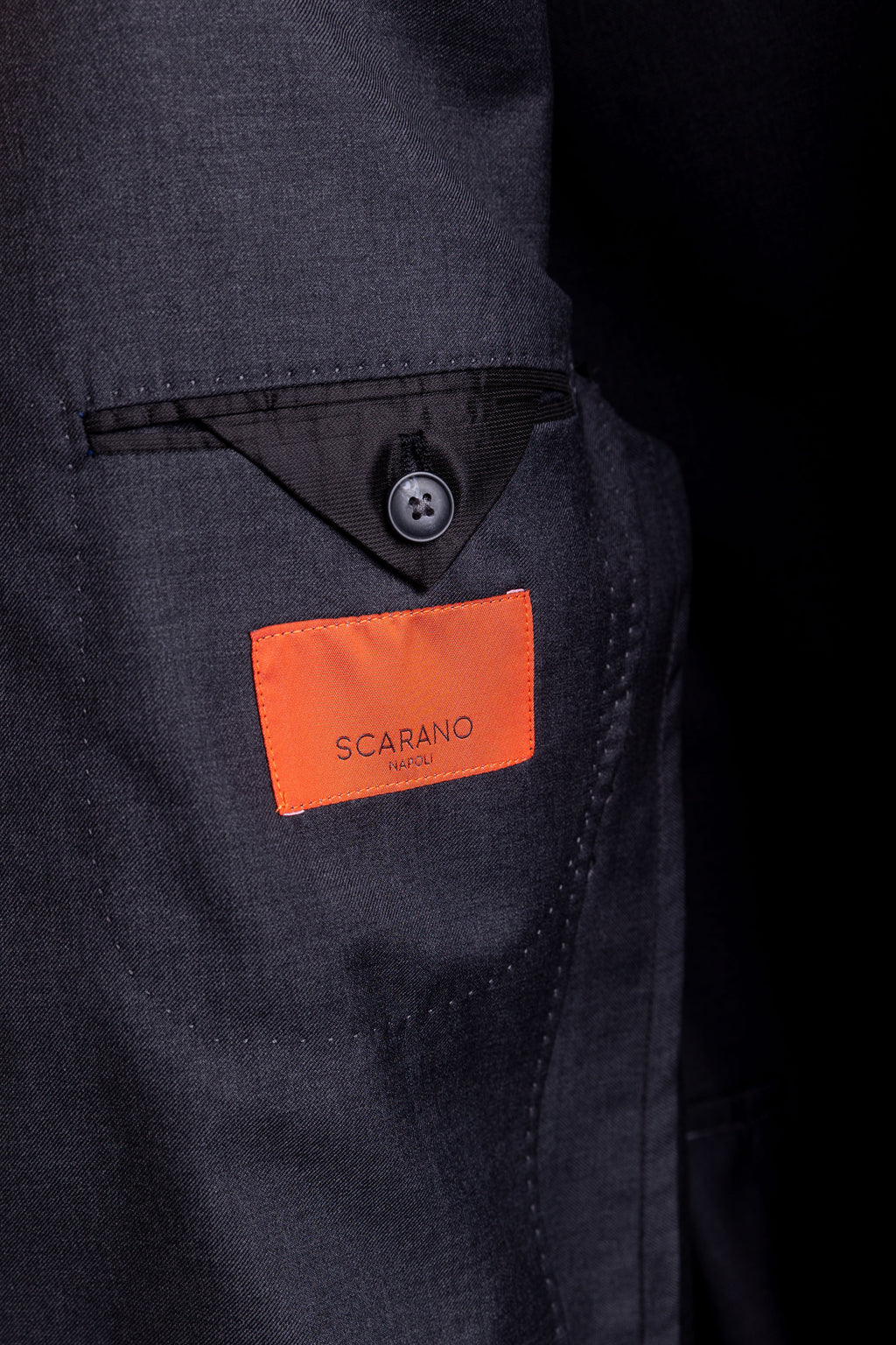 Scarano Napoli Gray Wool Suit