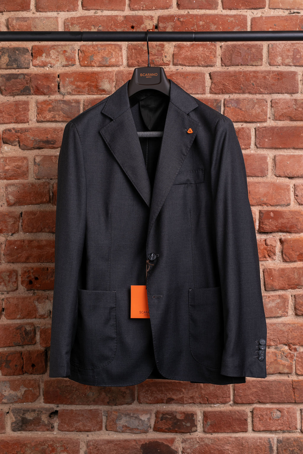 Scarano Napoli Gray Wool Suit