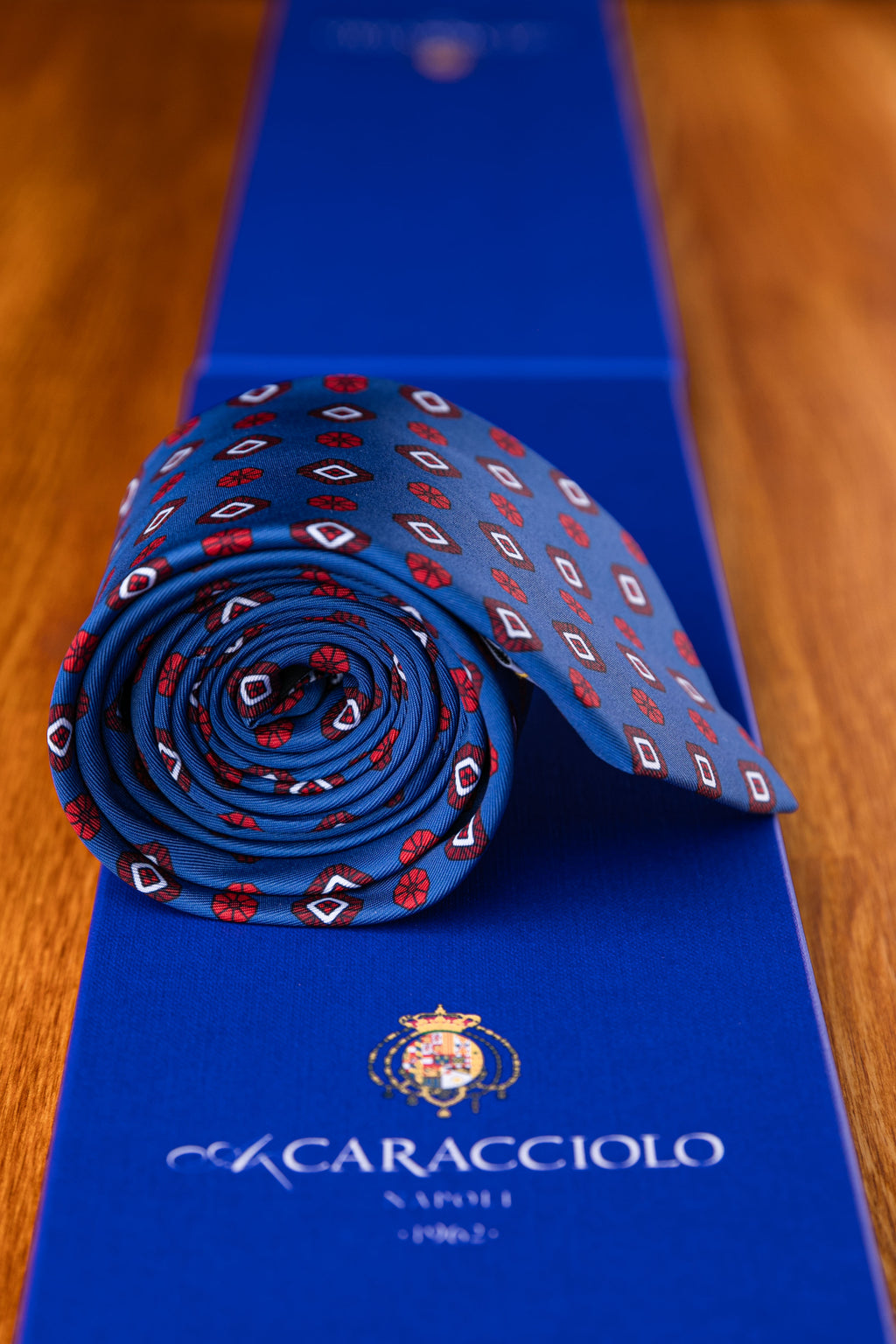 Caracciolo Handmade Azure Ornament Tie