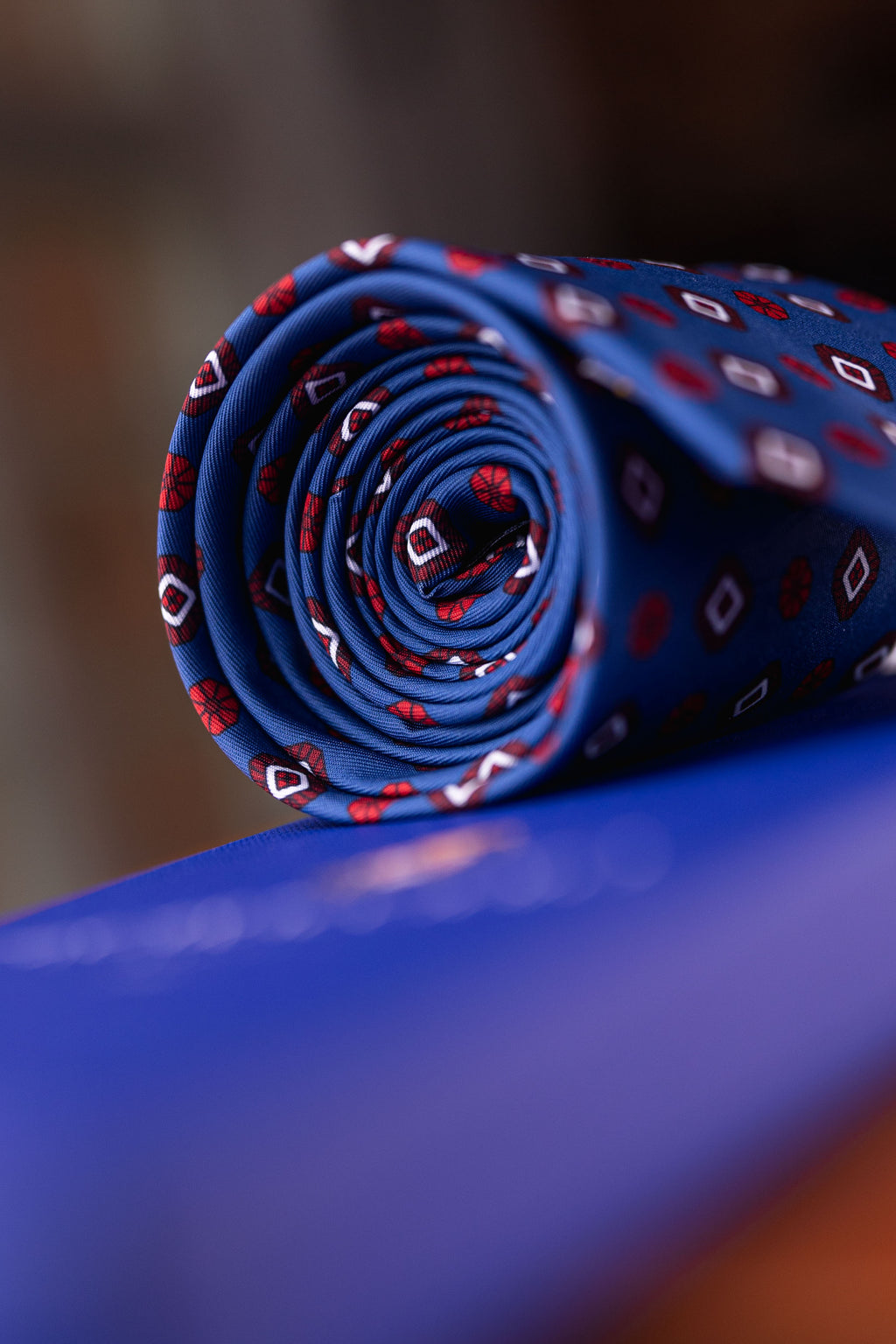 Caracciolo Handmade Azure Ornament Tie