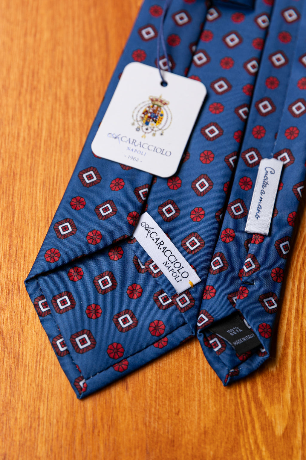 Caracciolo Handmade Azure Ornament Tie