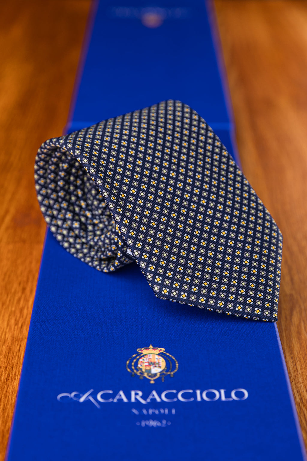 Krawat Caracciolo Navy Prince
