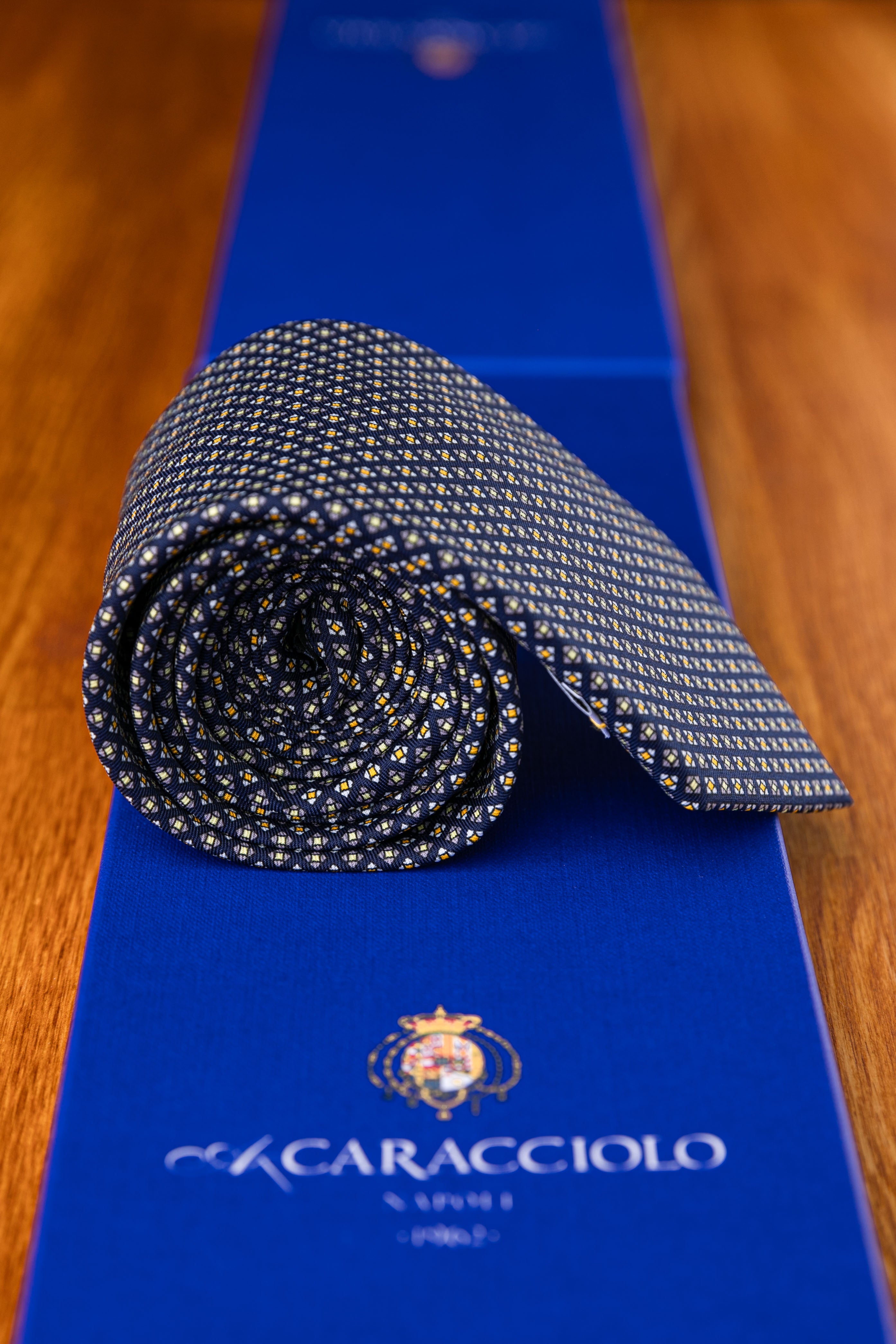 Krawat Caracciolo Navy Prince
