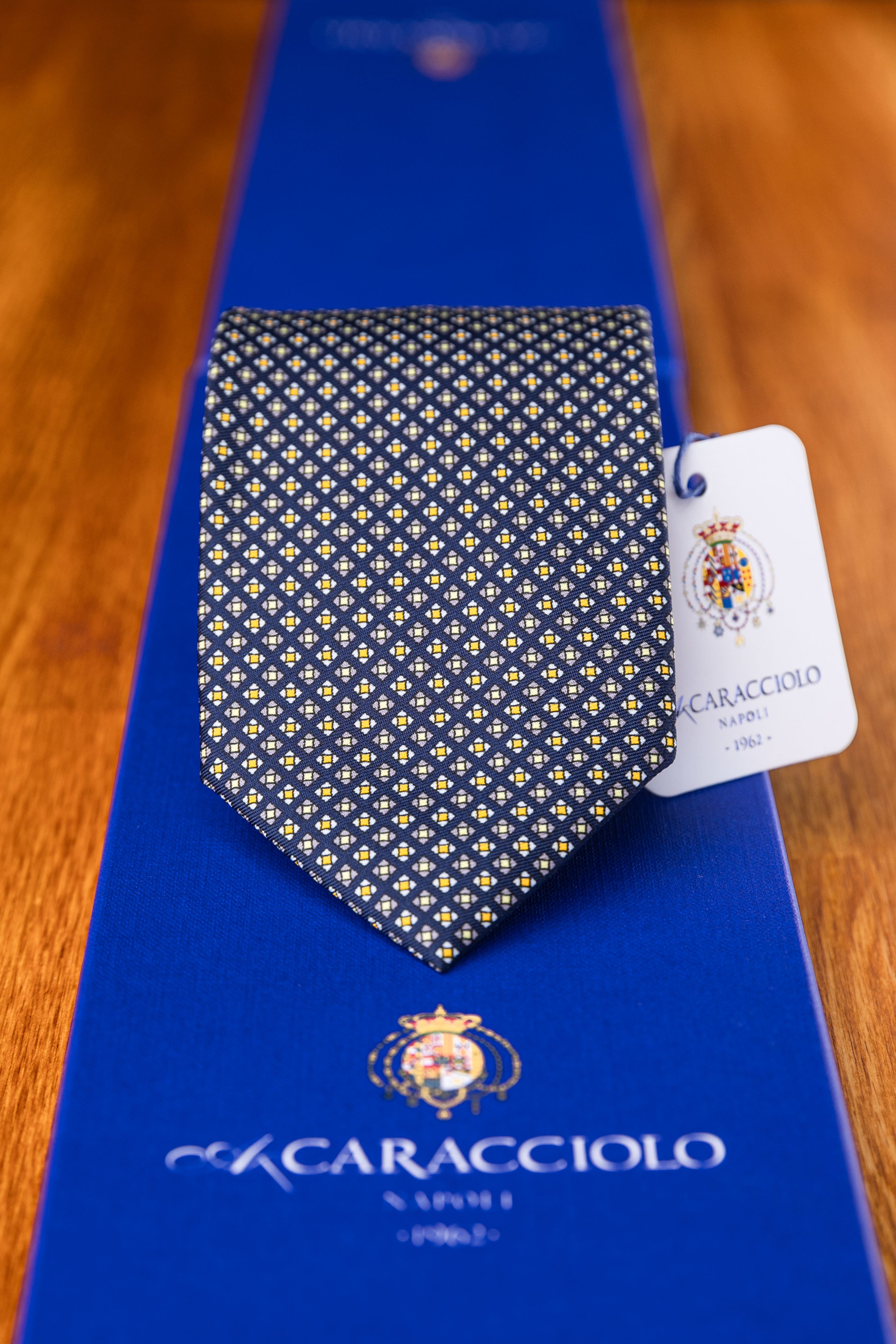 Krawat Caracciolo Navy Prince