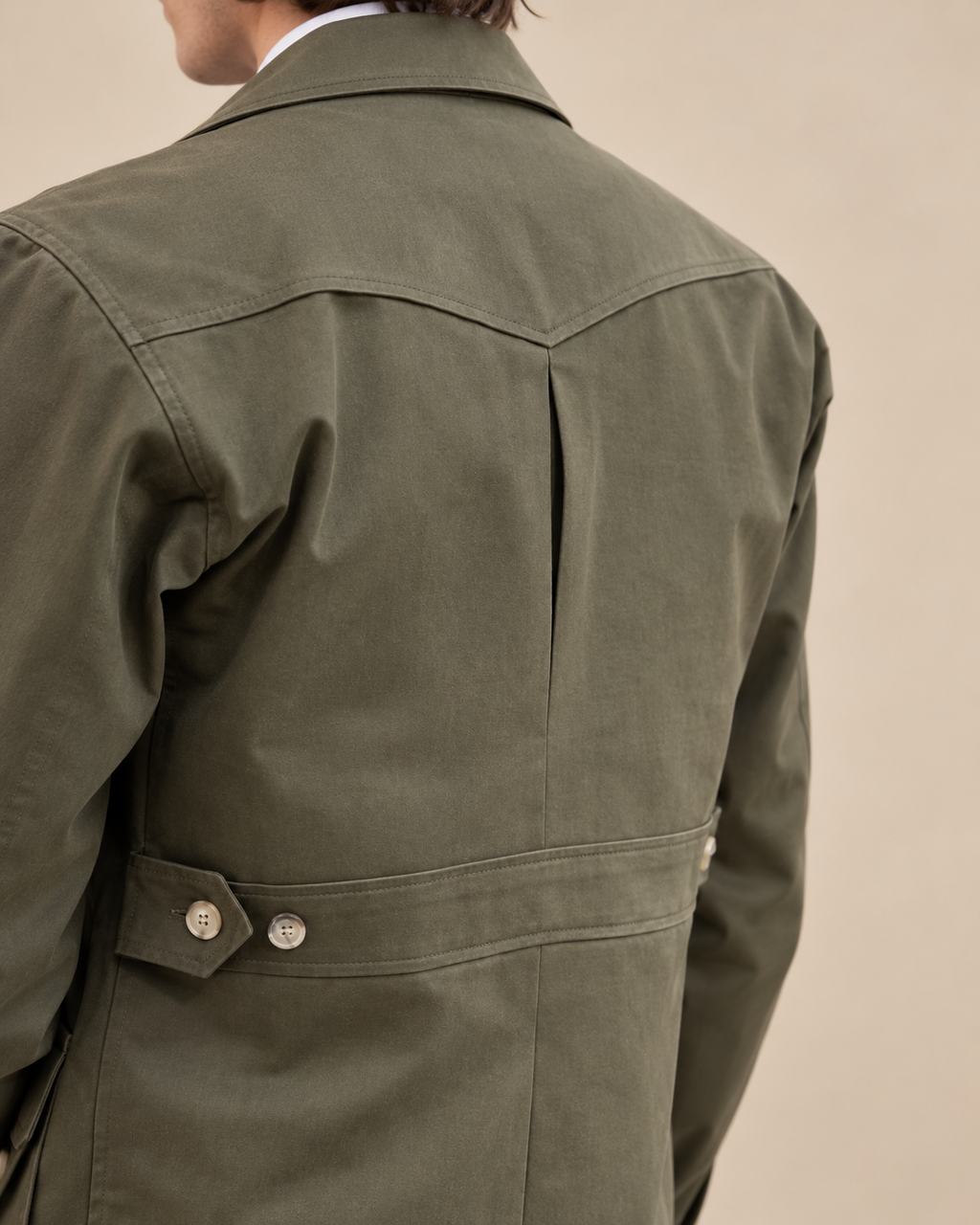 Kurtka Field & Safari Jacket Khaki z Gabardyny
