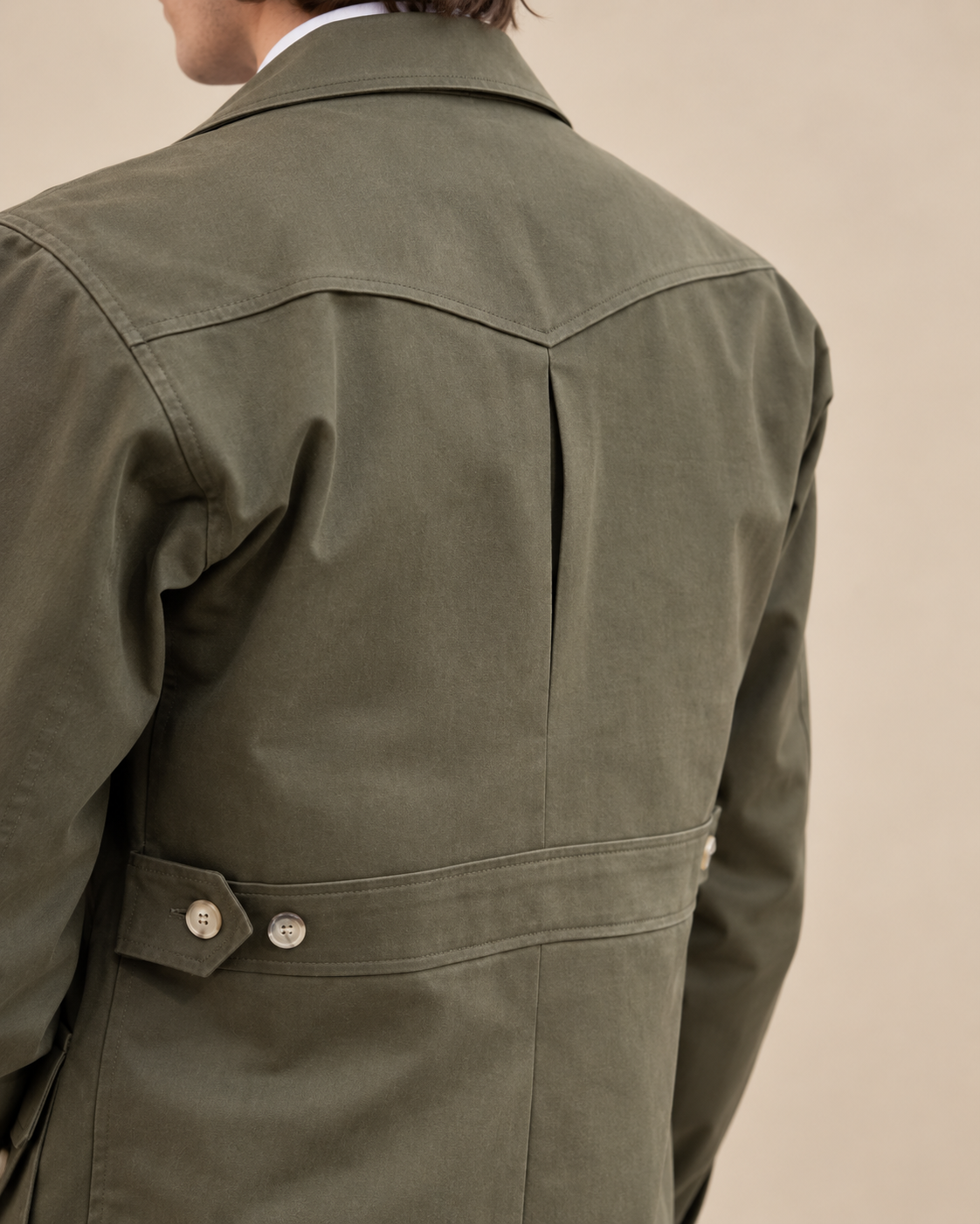 Kurtka Field & Safari Jacket Khaki z Gabardyny