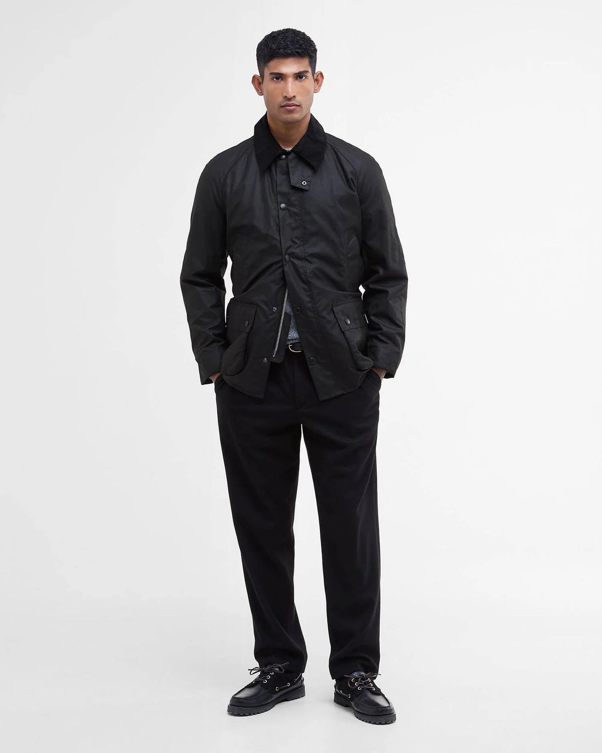Kurtka Barbour Ashby Wax Classic Black