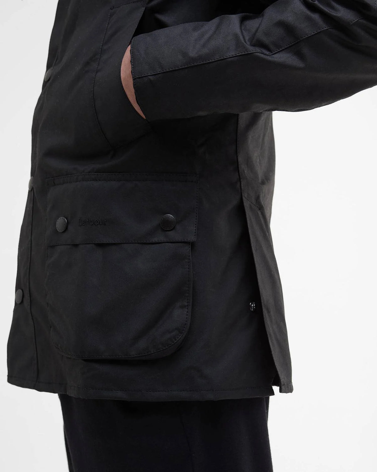 Kurtka Barbour Ashby Wax Classic Black