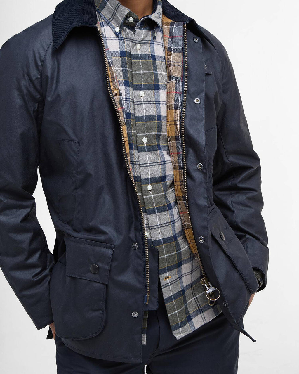 Kurtka Barbour Ashby Wax Classic Navy
