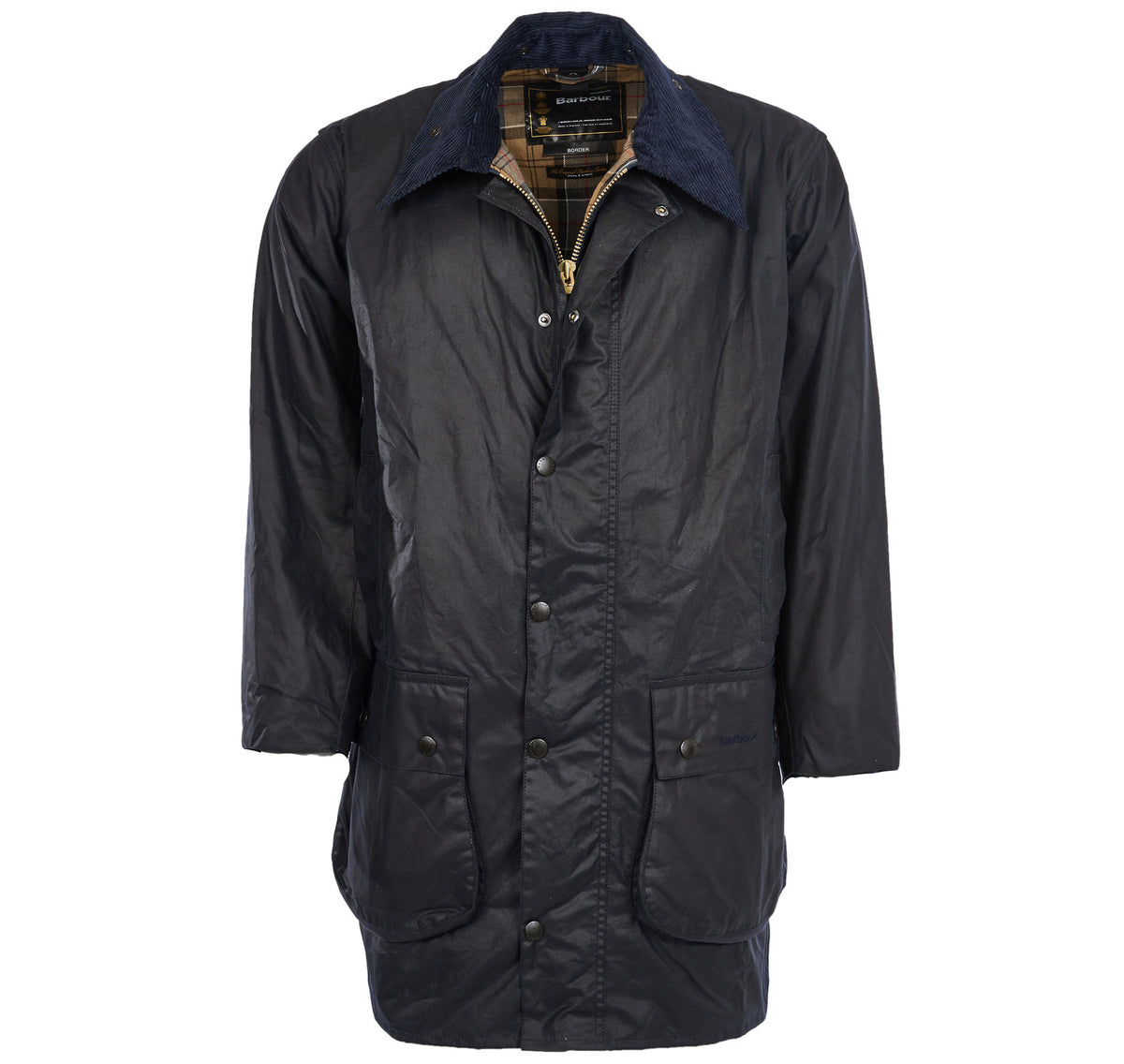 Kurtka Barbour Border Wax Sage