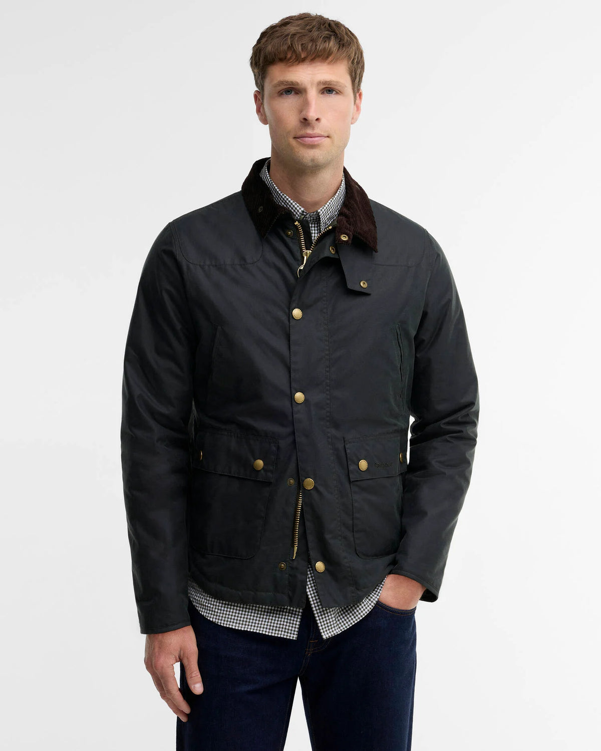 Kurtka Barbour Reelin Wax Sage