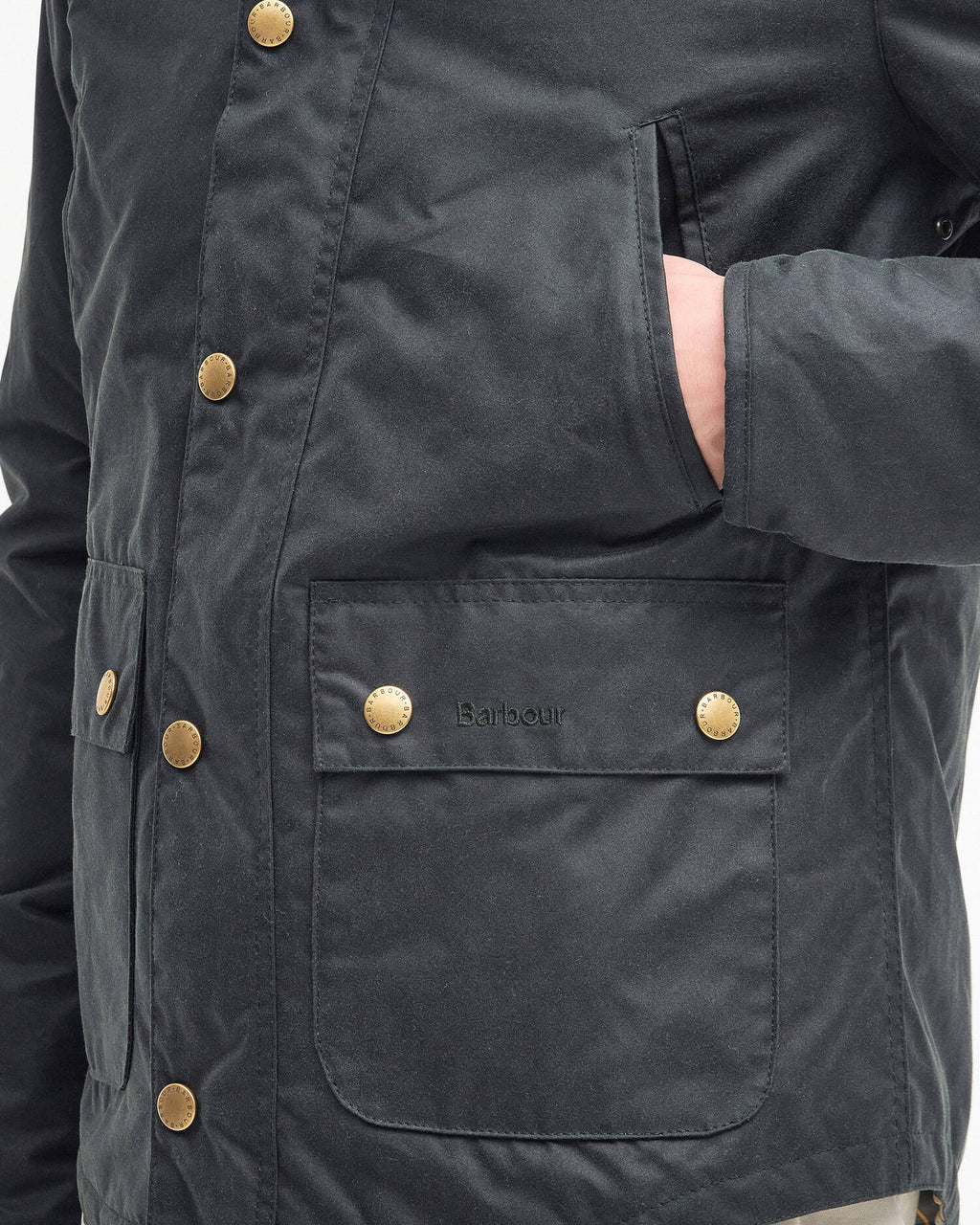 Kurtka Barbour Reelin Wax Sage