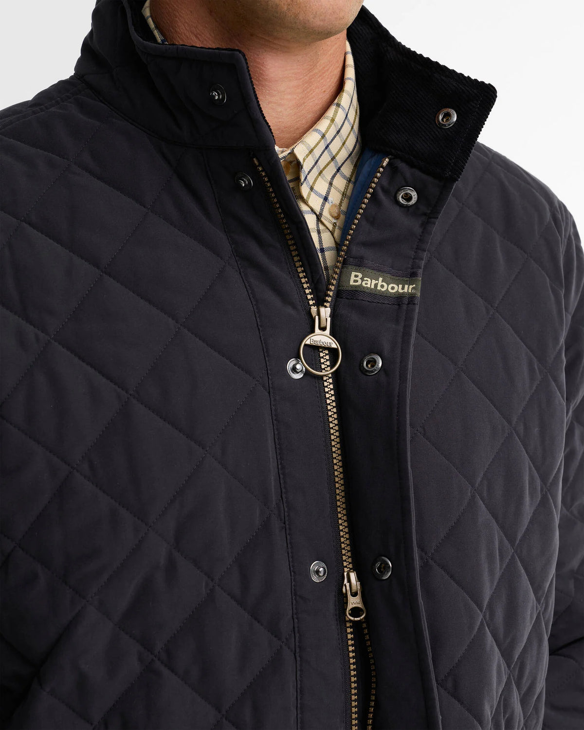 Kurtka Barbour Shoveler Quilted Classic Navy
