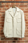 Kurtka Field & Safari Jacket Beżowa z Bawełnianego Twillu