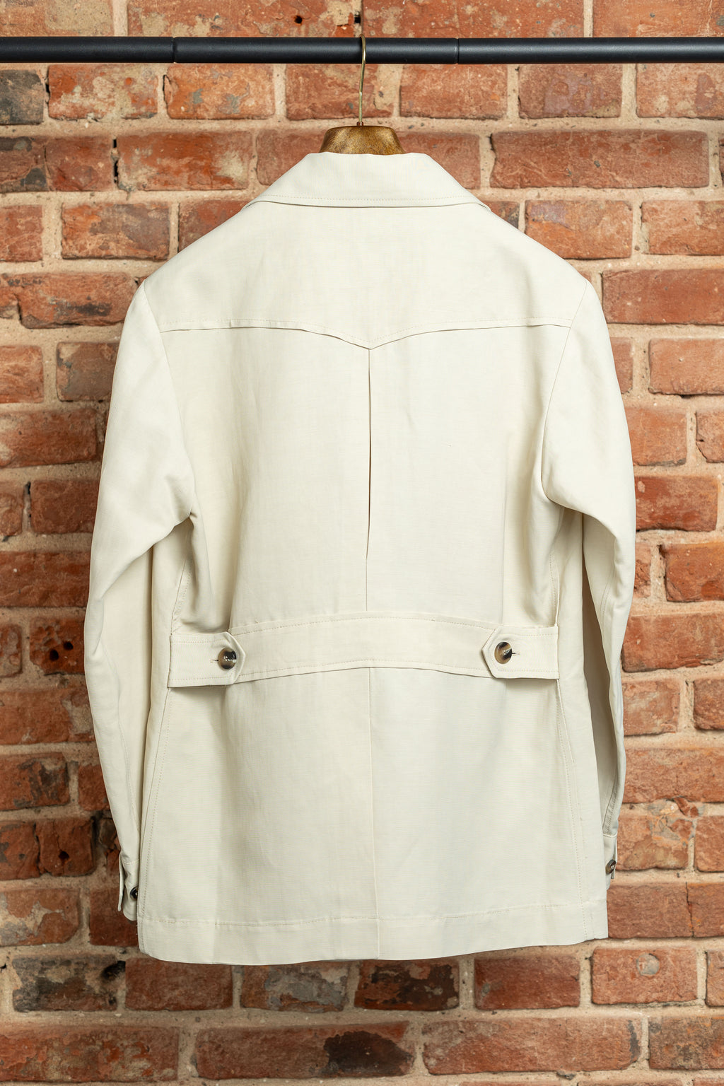Kurtka Field & Safari Jacket Beżowa z Bawełnianego Twillu