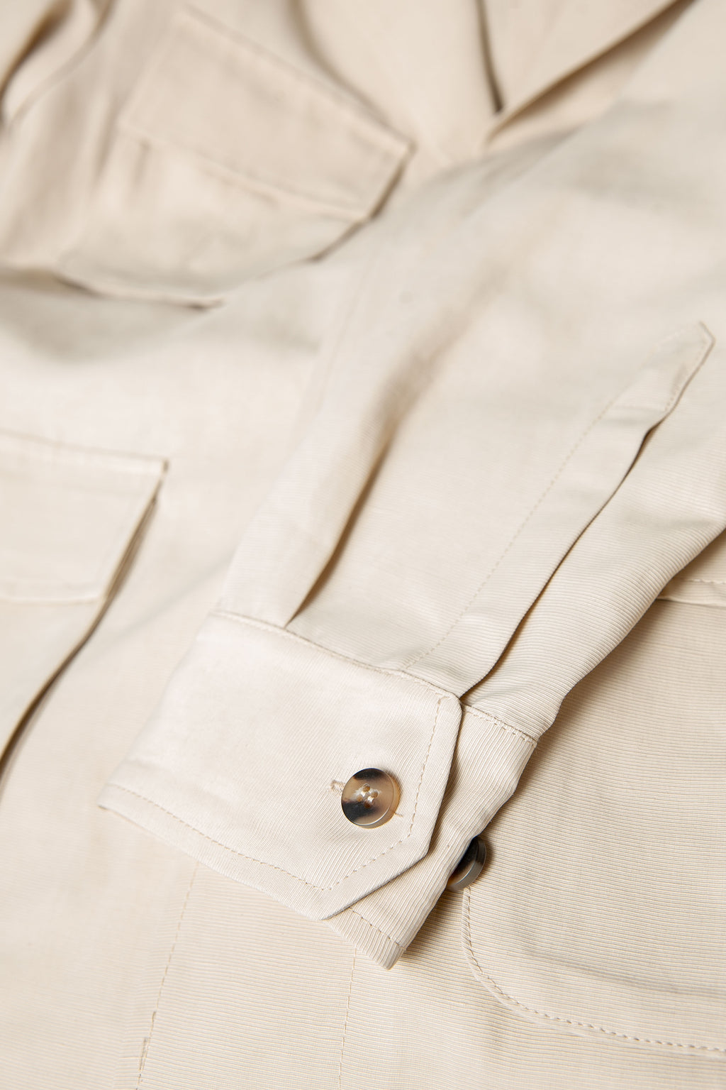 Kurtka Field & Safari Jacket Beżowa z Bawełnianego Twillu