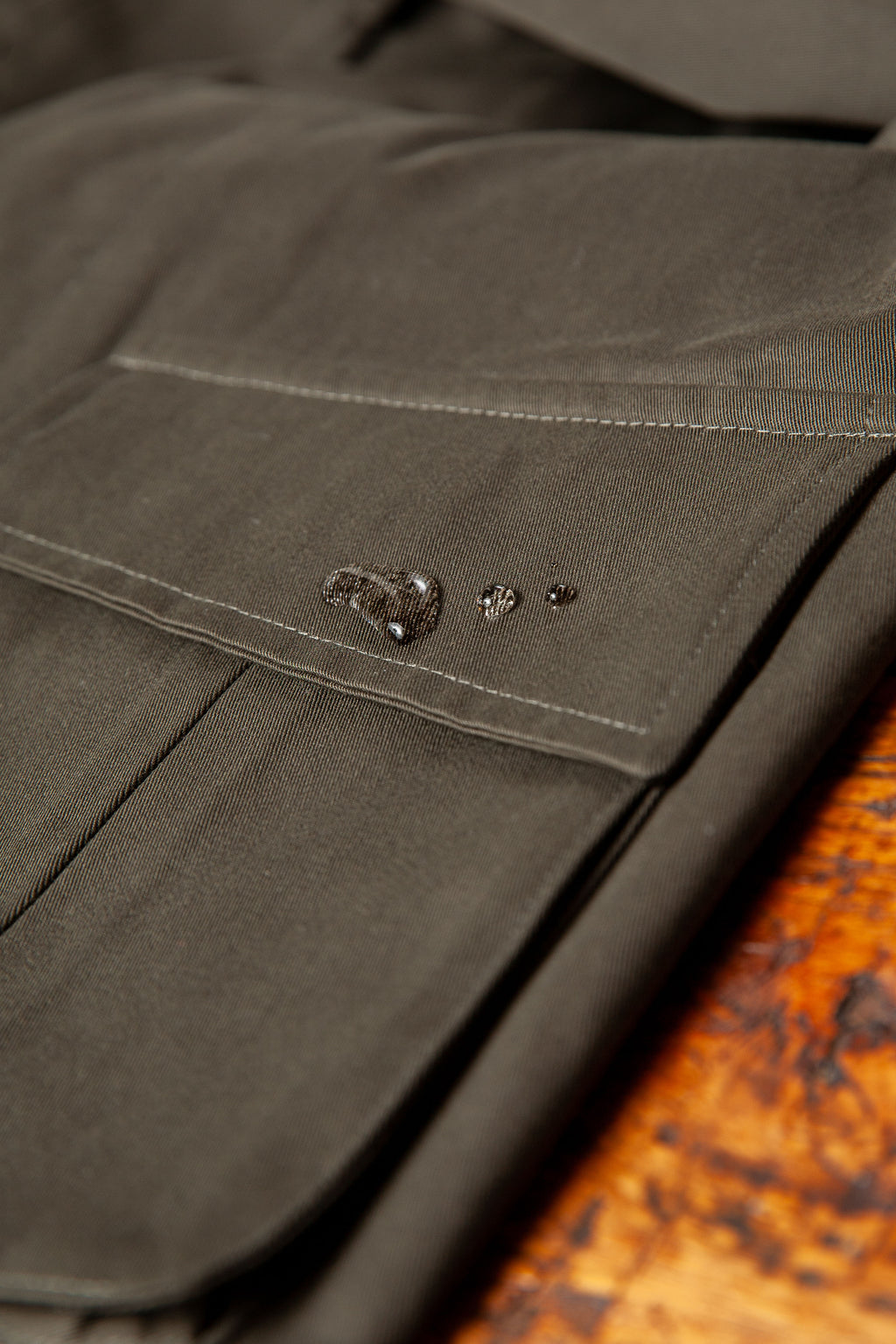 Kurtka Field & Safari Jacket Khaki z Gabardyny