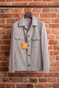 Kurtka Overjacket Scarano Napoli Beżowa Flanela