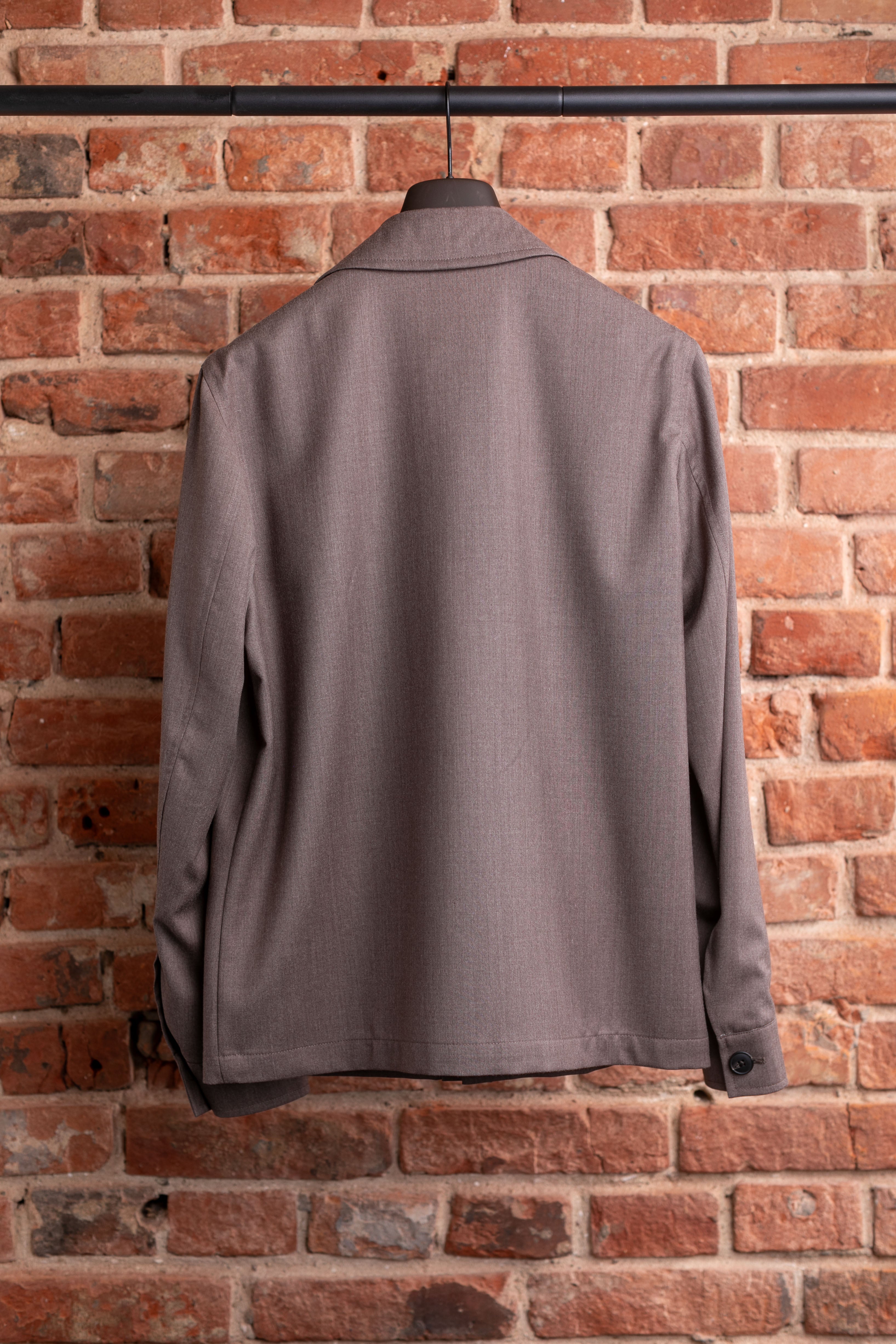 Kurtka Overjacket Scarano Napoli Brązowa Flanela
