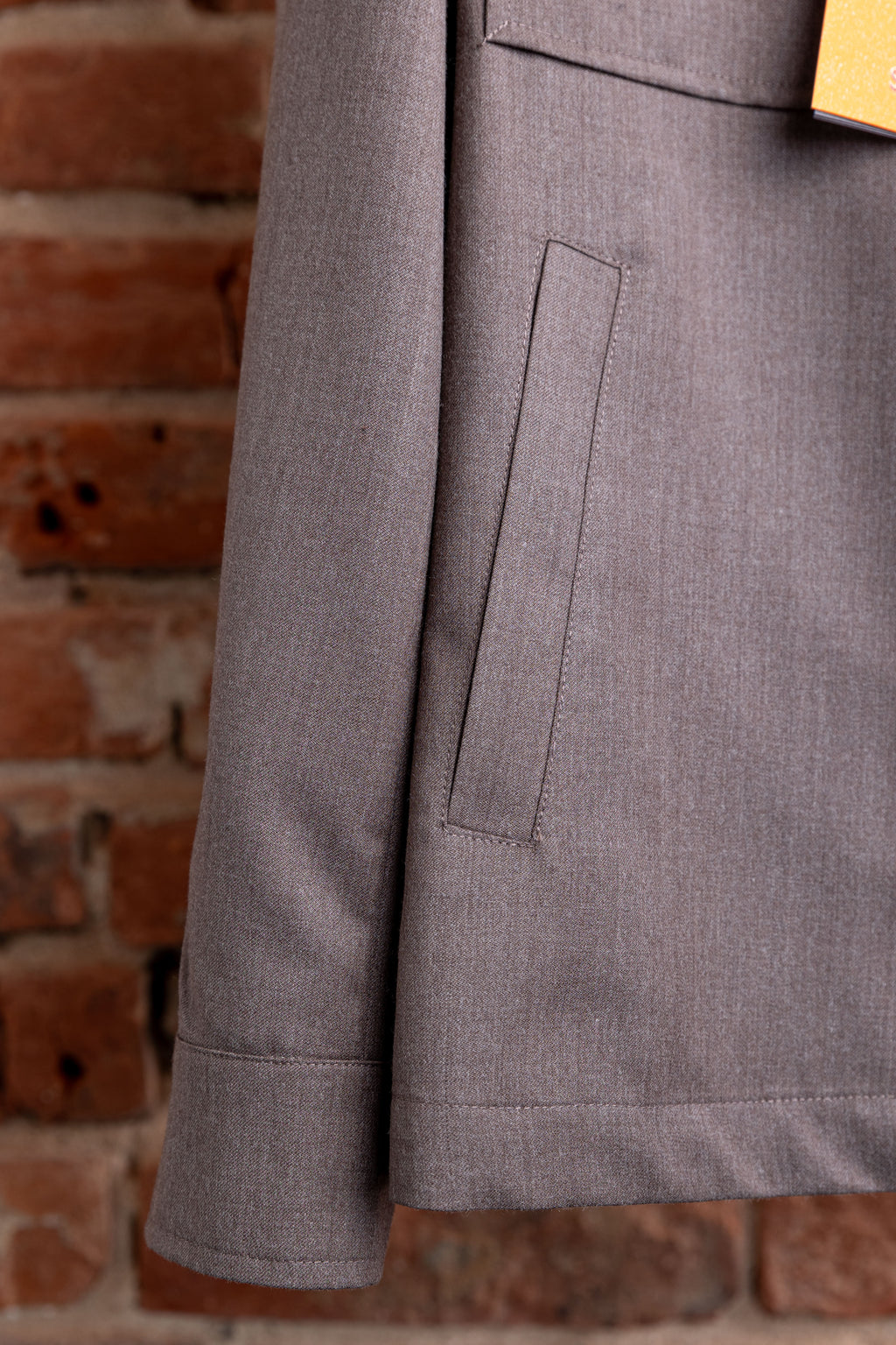 Kurtka Overjacket Scarano Napoli Brązowa Flanela