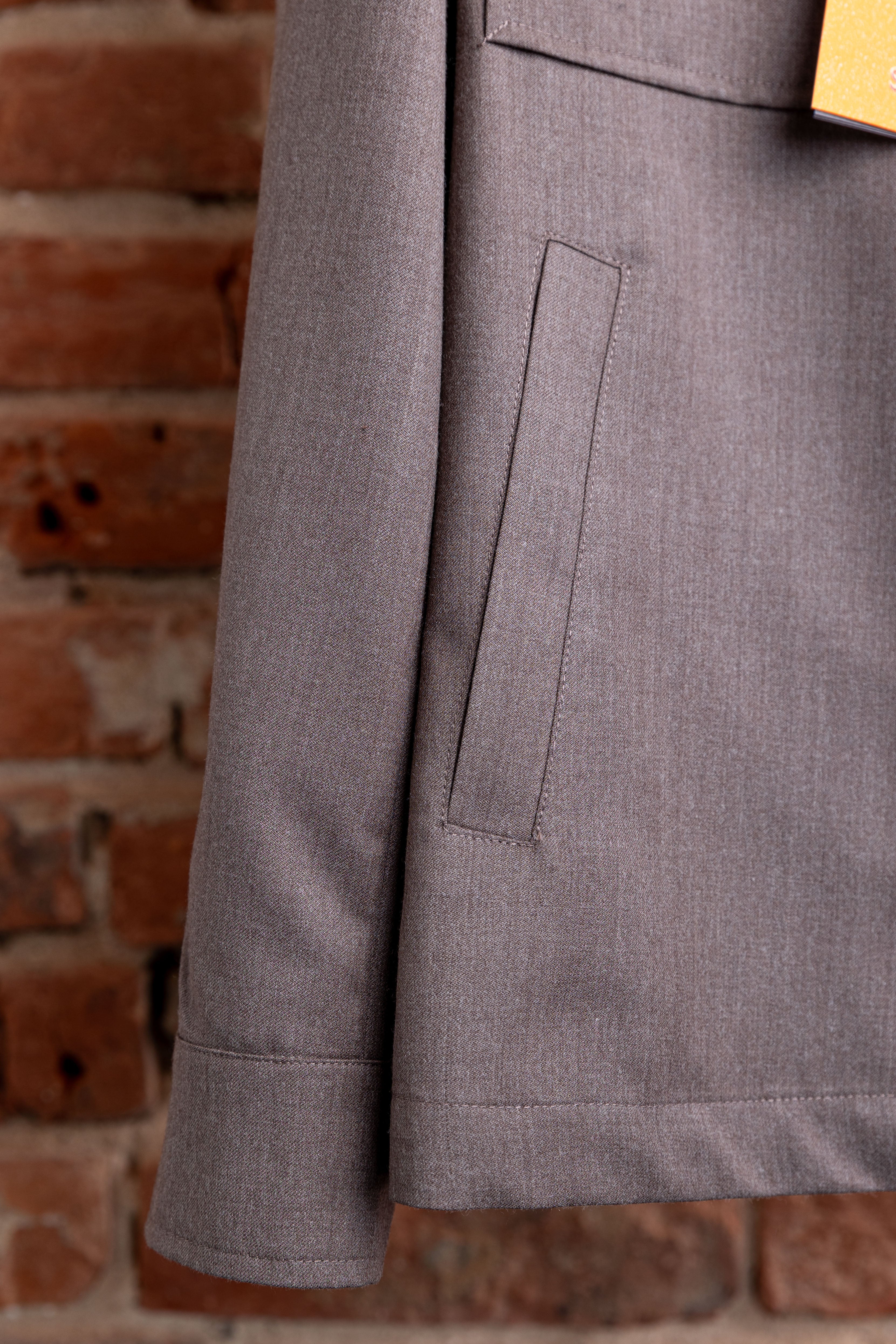 Kurtka Overjacket Scarano Napoli Brązowa Flanela