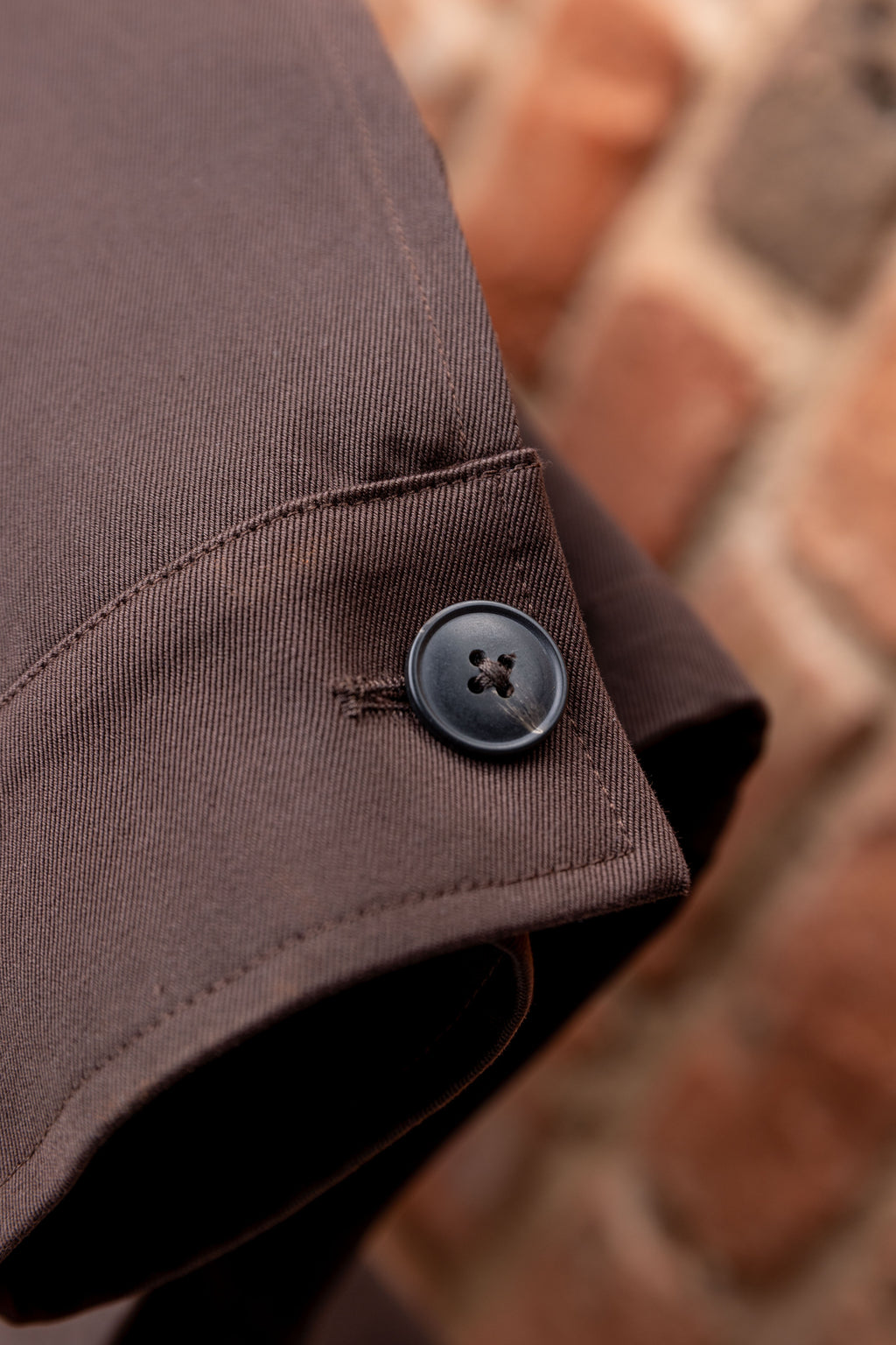 Kurtka Overjacket Scarano Napoli Brown Cotton