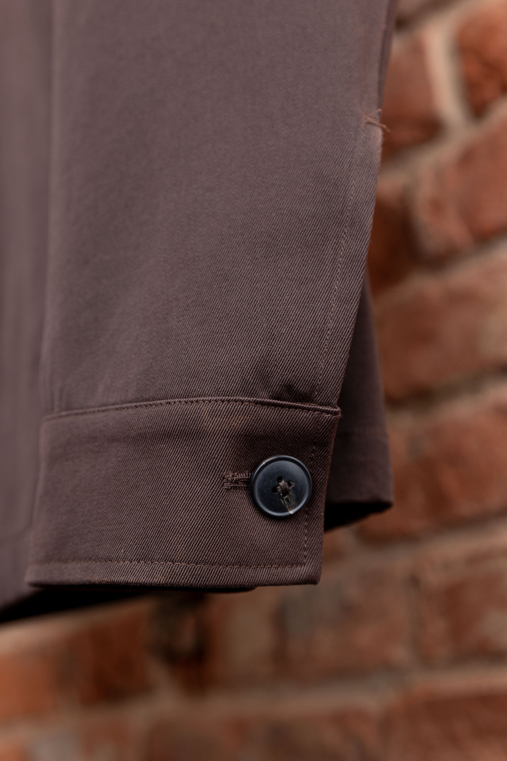 Kurtka Overjacket Scarano Napoli Brown Cotton