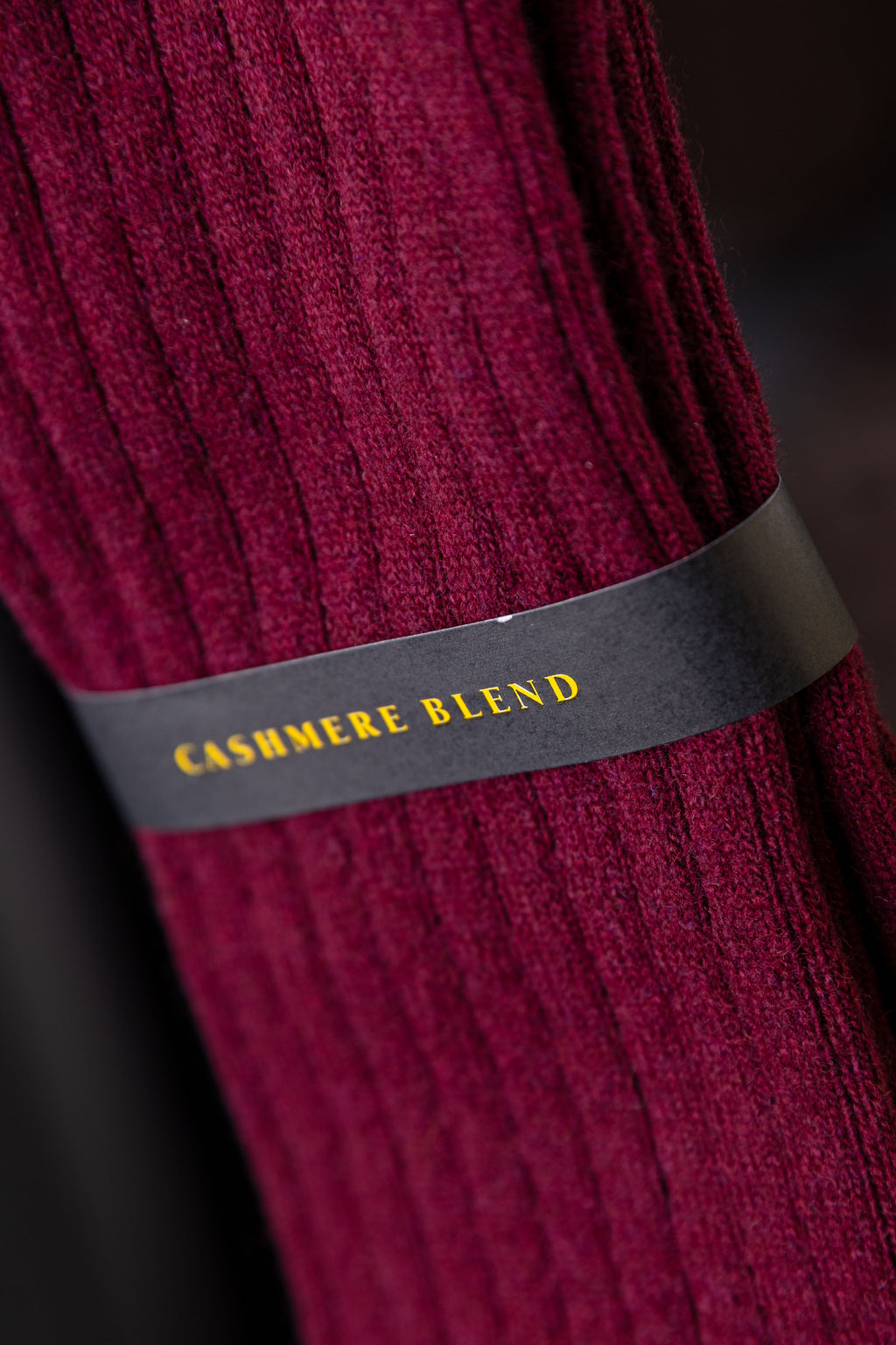 Skarpety Pedemeia Burgundowe Cashwool