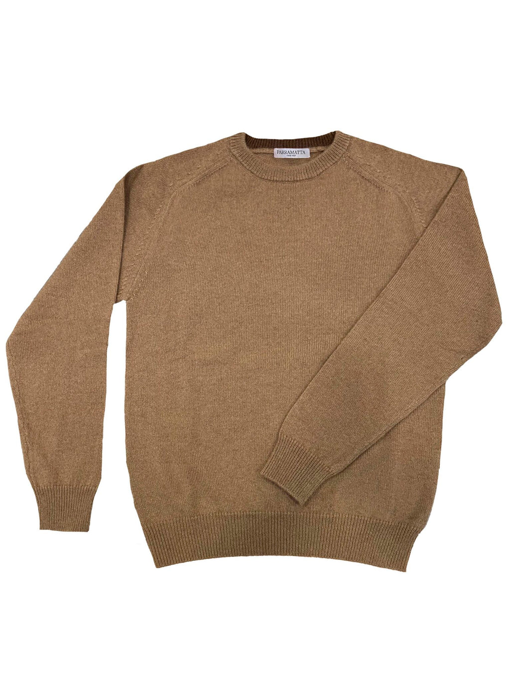 Brązowy Sweter z Wełny Wielbłądziej Baby Smarkand