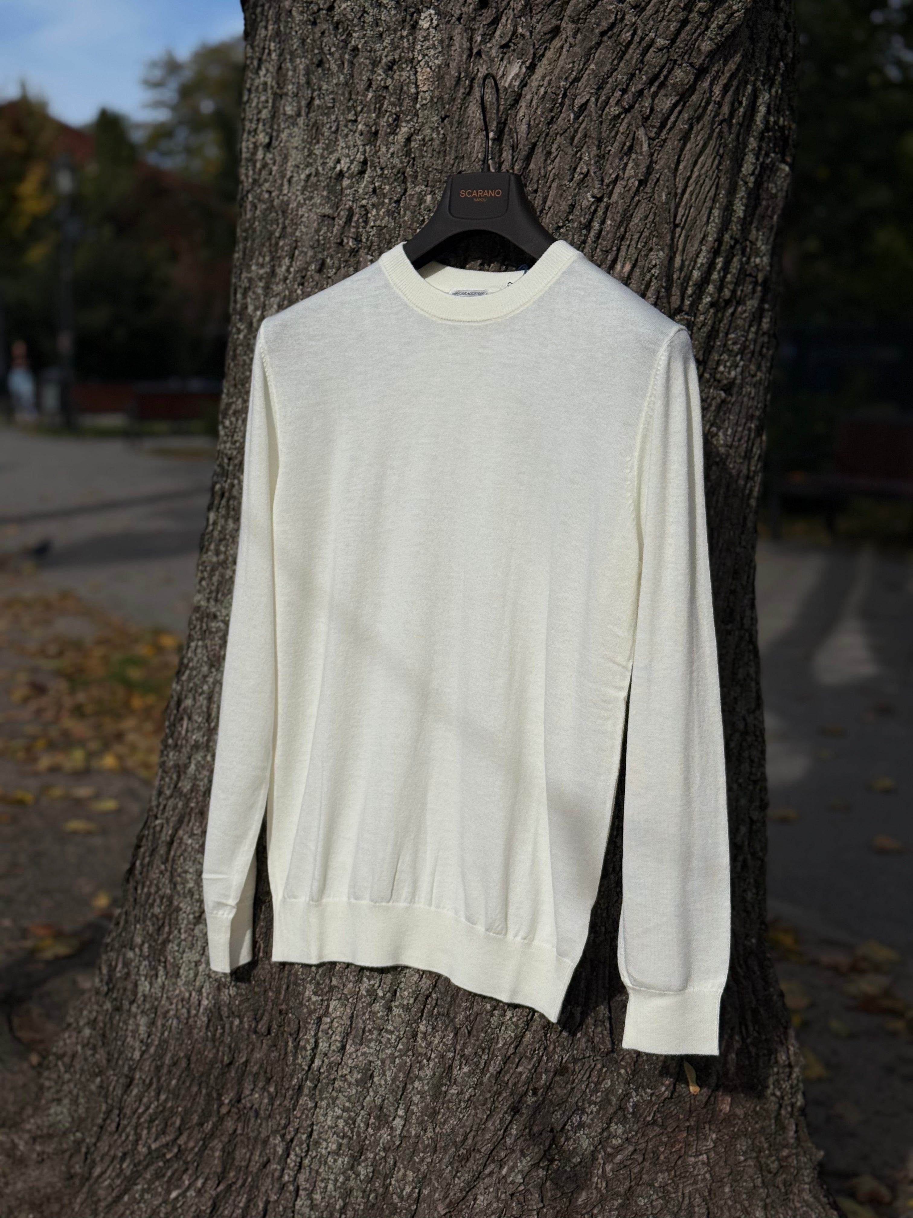 Sweter Crew Neck Caracciolo Creme Cashwool 2026